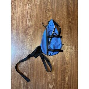 Vtg Patagonia Atom Sling Bag Blue Hiking Outdoor Fishing Y2K Gorpcore OG Logo